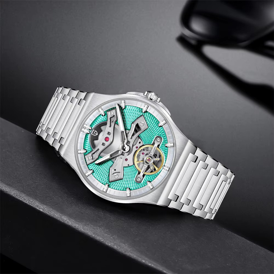 Pagani Design Armbanduhr, Automatik, Edelstahl, Saphirglas, 42 mm, Herren - Bild 5