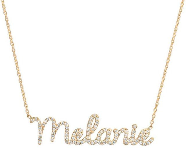 Halskette Gold, Diamant, Zirkonia, Damen - Bild 1