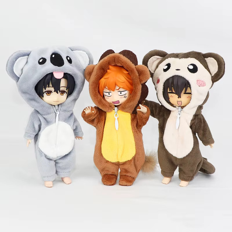 XiDonDon Kawaii-Plüsch-Löwenkleidung, Engel-Pyjamas, Puppenzubehör - Bild 1