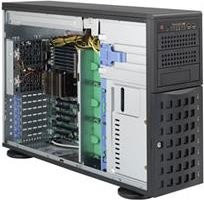 Supermicro SC745 BTQ-R920B Tower-Gehäuse 4U in Schwarz mit erweitertem ATX, SATA/SAS Hot-Swap und 920 Watt Netzteil - Bild 1