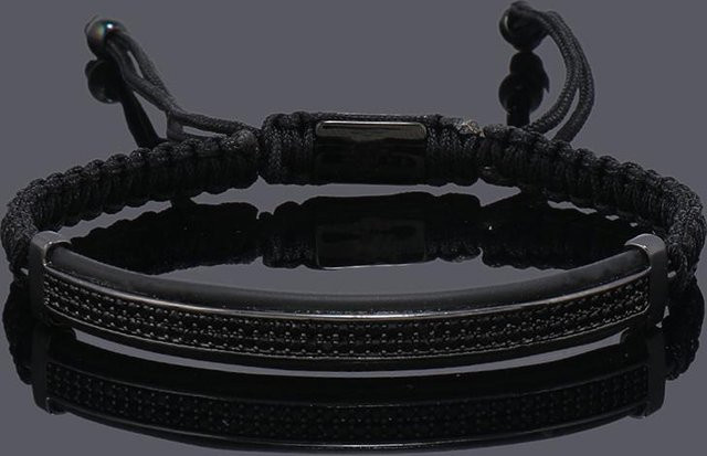 Rui Di Armband, geflochten, schwarz, Unisex - Bild 1