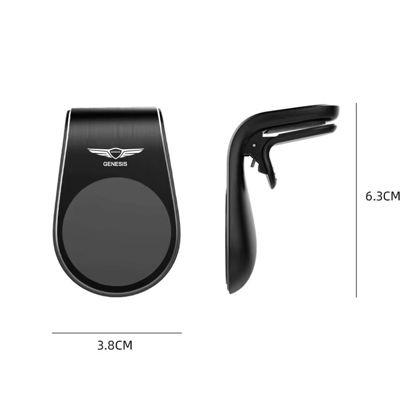Magnetische Universal Auto Telefonhalterung für Genesis G80 GV70 GV80 GV60 in Schwarz zur GPS Navigation - Bild 2
