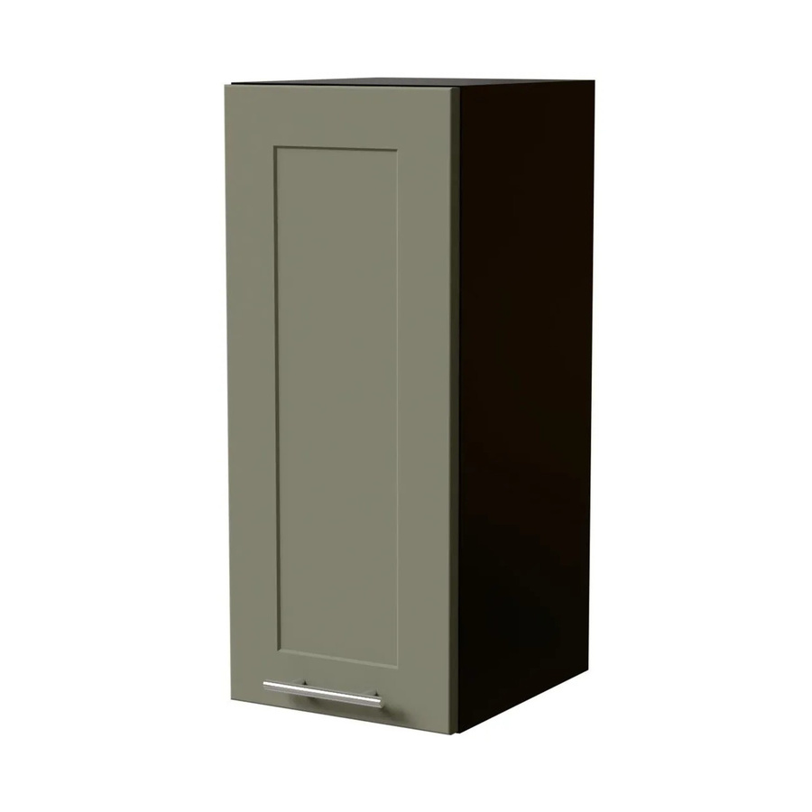 Feldmann-Wohnen Hängeschrank Oslo Küchenschrank mit Soft-Close-Türen in Schwarz und Reed Green Matt, B/T/H: 30 x 32,5 x 72 cm - Bild 2