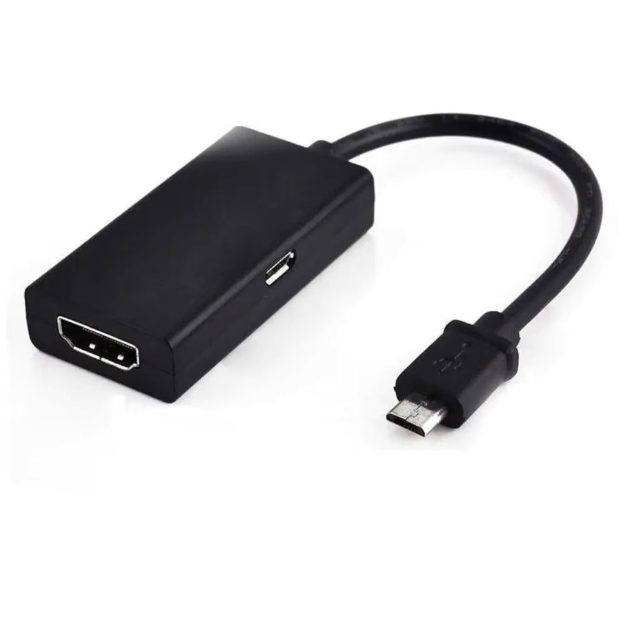 GRWIBEOU Micro USB auf HDMI Adapter Kabel für Android, 1080P Full HD, Schwarz - Bild 7