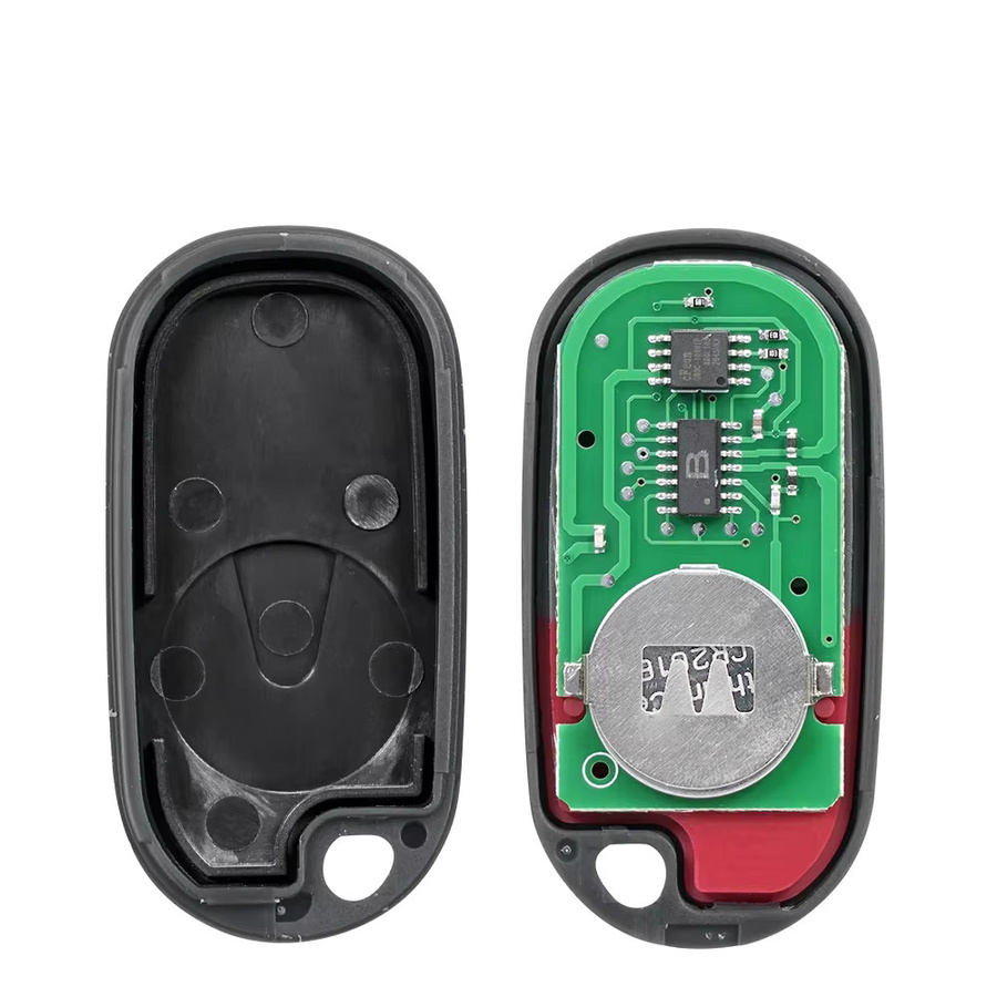 KEYYOU Auto Schlüssel Fernbedienung mit 3/4 Tasten in Schwarz für Honda Civic 2001-2005, Accord, Acura TL 1998-2003 und CR-V 1997-2001 (315/433 MHz) - Bild 2