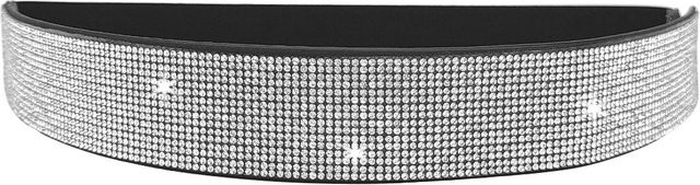 Rd lala Gürtel, Strass, elastisch, schwarz, Damen, 70 cm - Bild 1