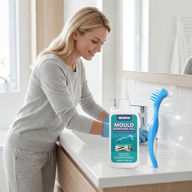 JAKEHOE Premium Schimmelentferner-Gel zur effektiven Reinigung von Fugen und Fliesen in Bad und Wand - Bild 1