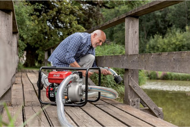 Al-Ko Benzin-Motorpumpe BMP 30000 in Rot/Schwarz mit 30000 l/h Fördermenge - Bild 3