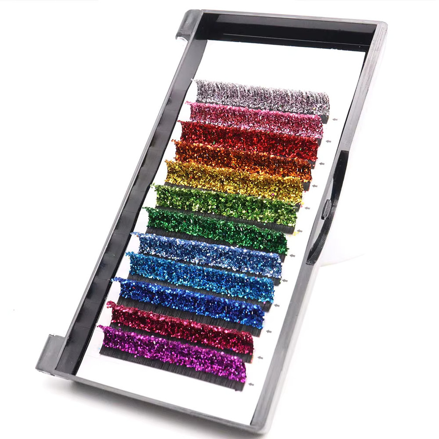 CMICC Wimpernverlängerungen, künstliche Nerz-Wimpern, schimmernd, Unisex - Bild 5