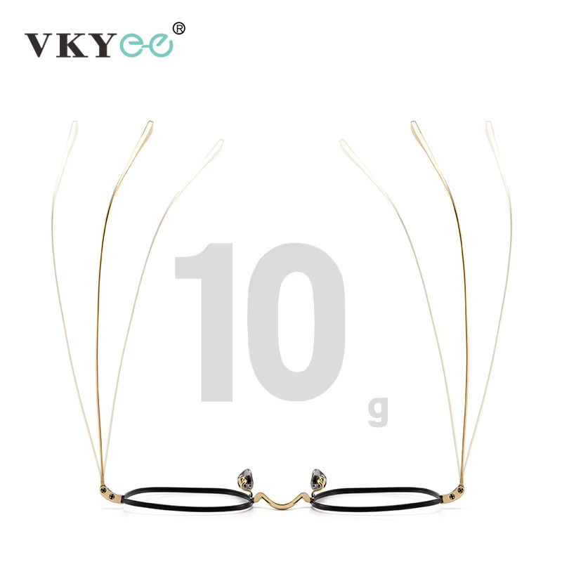 VKYEE Korrektionsbrille, quadratisch, photochrom, Blaulichtfilter - Bild 2