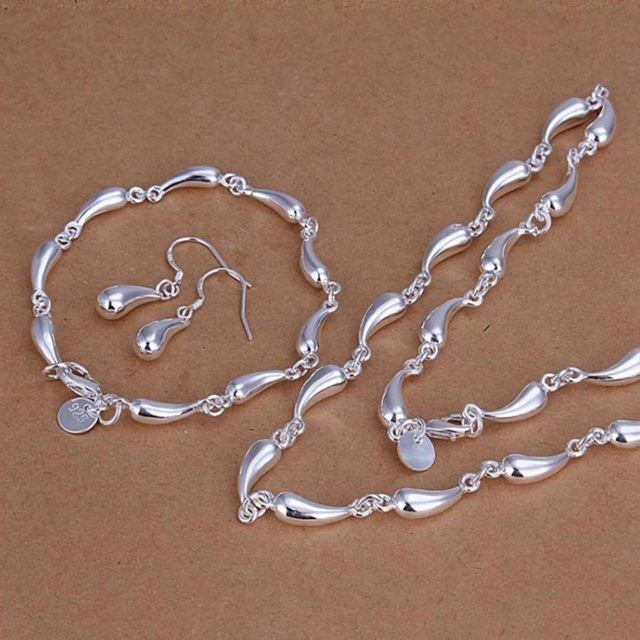 Wucifang Jewelry Schmuck-Set, 925 Silber, Damen - Bild 1