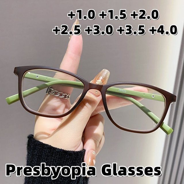 ERIKOLE Lesebrille, quadratisch, Vollrand, Kunststoff, braun, Unisex - Bild 1