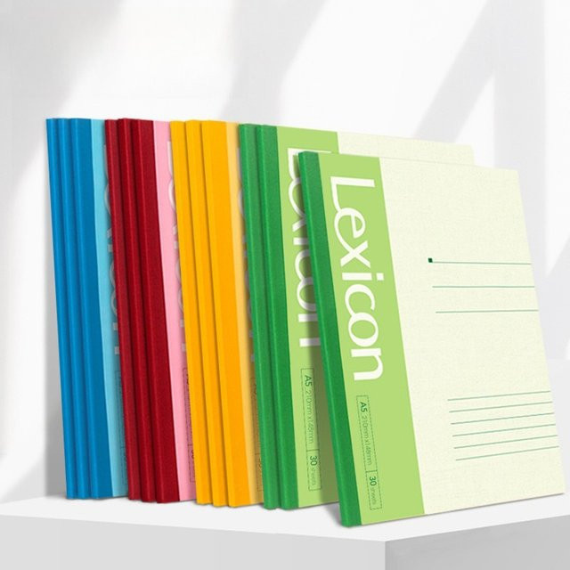 A5 Softcover Notizbuch mit linierten Seiten, 60 Seiten, Mehrfarbig - Bild 1
