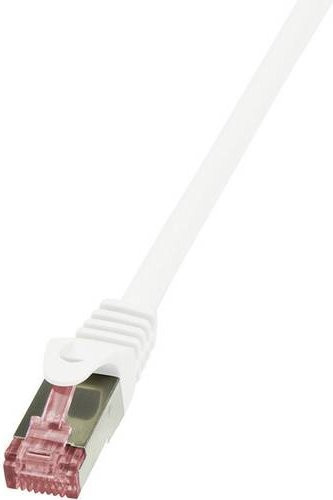 LogiLink CQ2041S RJ45 Netzwerkkabel CAT 6 S/FTP Patchkabel, Weiß, Länge: 1,50 m - Bild 1