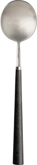 Costa Nova Salatlöffel Pico aus Edelstahl in Schwarz, 2er Pack, Länge: 20,3 cm - Bild 1