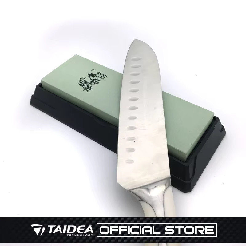 TAIDEA Professioneller Schleifstein T1304W Weißer Alundum-Wetzstein für Santoku-Messer mit 400 Grit Körnung - Bild 3