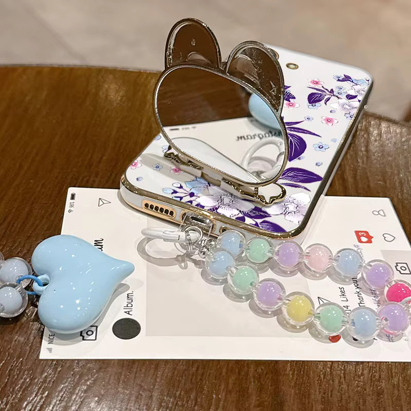 Xiaomi Handyhülle mit Lanyard-Halterung und lila Blumenmuster für Poco X6 X7 Pro C61 C75 X3 Pro M5 M6 C55 X4 Pro M3 Pro M6 Pro - Bild 2
