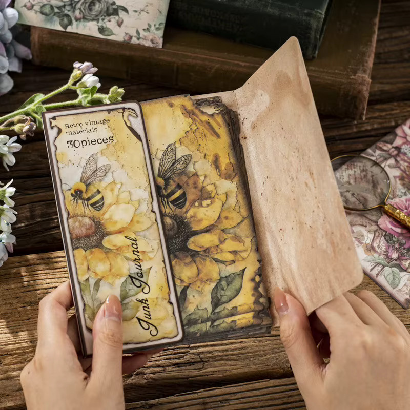 30 Stück Dekorpapier mit botanischem Gartenpflanzen-Design in Multicolour für Scrapbooking und Kartenherstellung - Bild 2