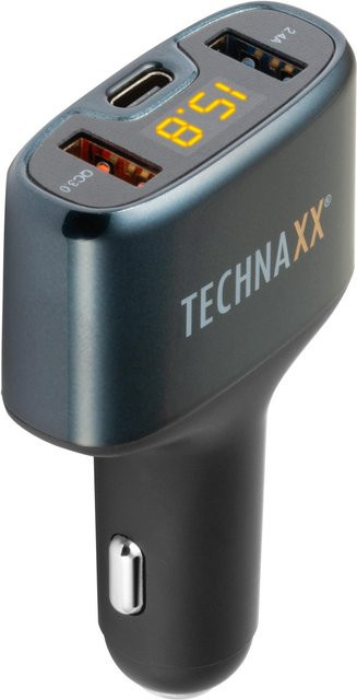 Technaxx TE18 USB-C KFZ-Ladeadapter in Schwarz - Bild 1