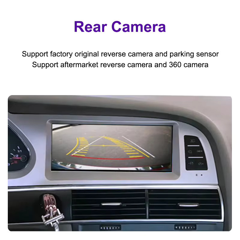 AUTOTOP 8,8-Zoll Linux Autoradio für Audi A6 C6 4F 2005-2012 mit Carplay, Android Auto, Mirror-Link und Rückfahrkamera in Schwarz - Bild 5