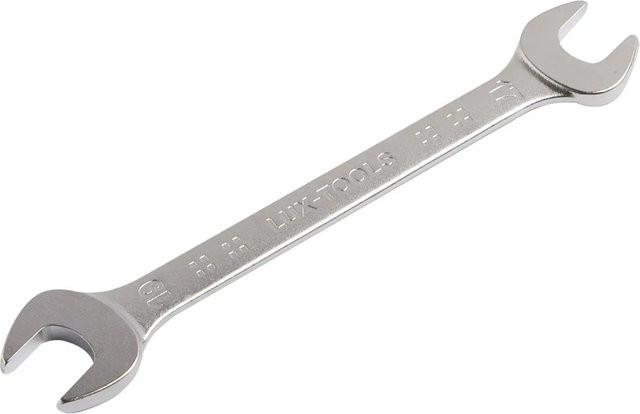 LUX-TOOLS Kombinationsschlüssel aus Chrom-Vanadium in Silber, Maul- und Ringschlüssel 17 mm x 19 mm - Bild 1