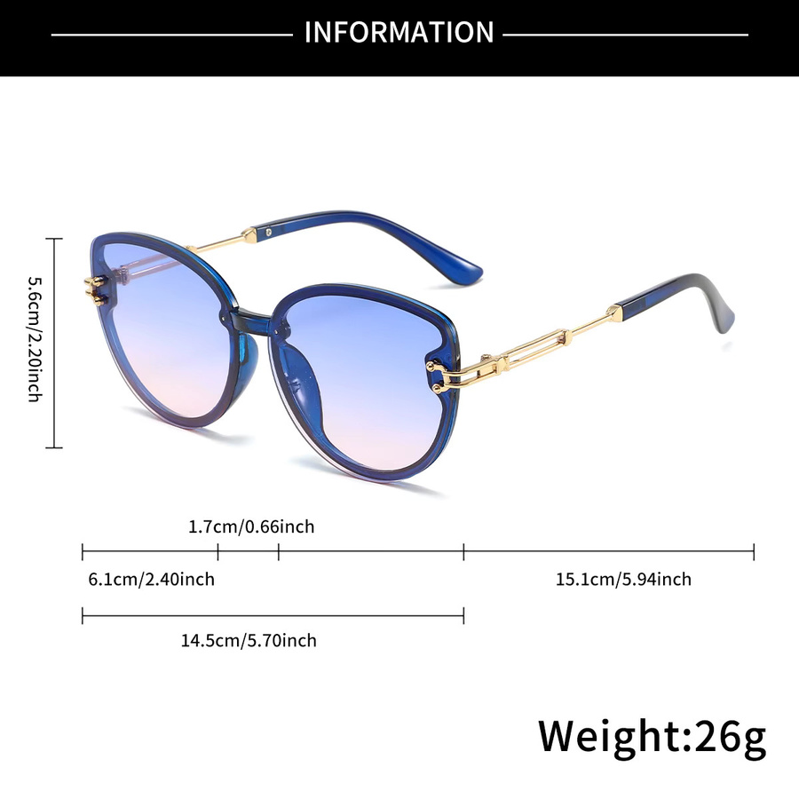 AINII Sonnenbrille, Unisex, blue - Bild 3