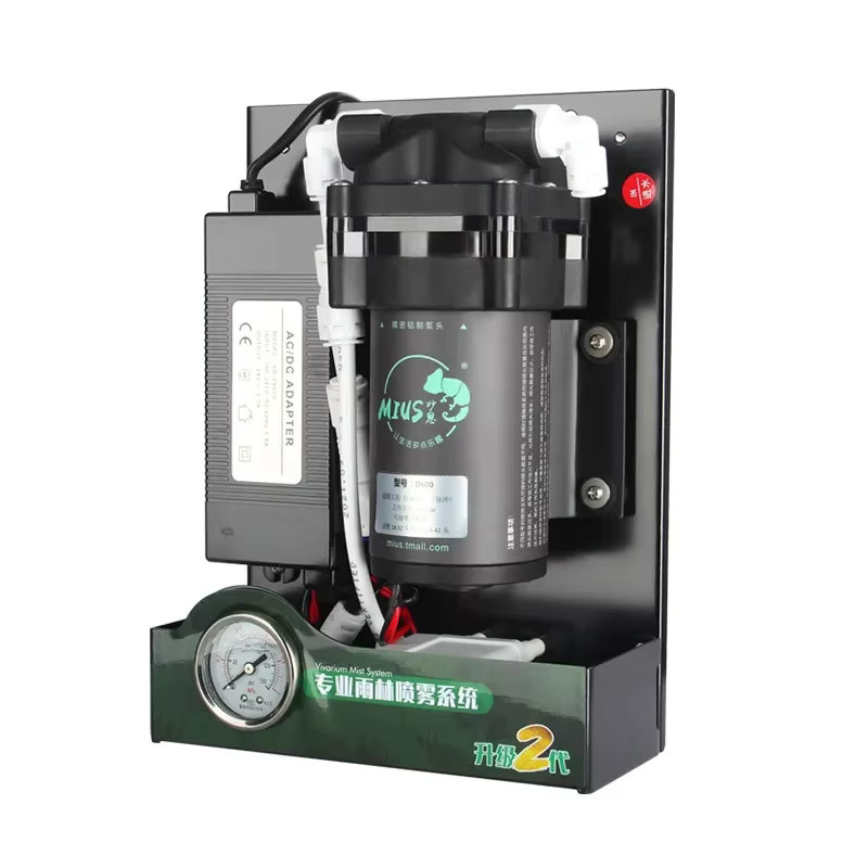 MIUS D-Serie Reptilien-Nebelmaschine Regenwald-Sprühsystem-Set mit geräuschloser Pumpe für Terrarien, Gewächshäuser und Gärten - Bild 2