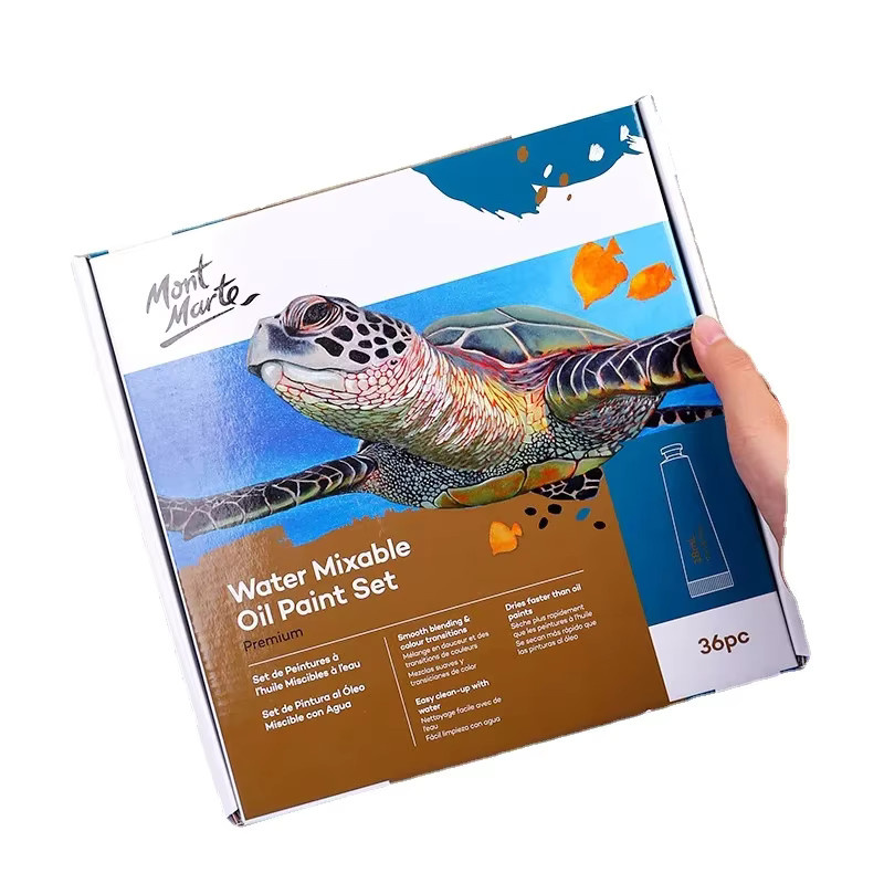 Professionelles wasserlösliches Ölfarben-Set mit 36 Farben, 18 ml pro Farbe, geruchlos und sicher für deine Kunstprojekte - Bild 4