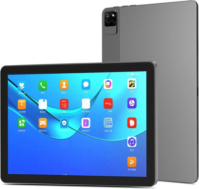 BDF Tablet-PC mit 10,1 Zoll Display, Android 12, 8GB RAM, 256GB Speicher, 4G LTE, WiFi und Bluetooth in Schwarz - Bild 1