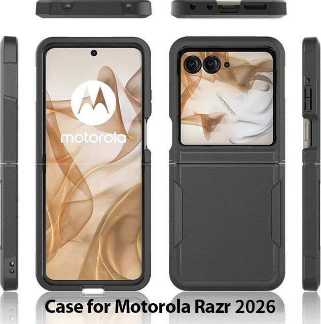 Robuste Armor PC OTT-BOX Handyhülle für Motorola Moto Razr 50 40 20 (Verfügbar in Blau und Schwarz) - Bild 1