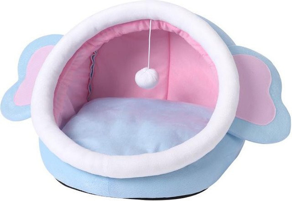 Warm gefütterter Katzenkorb und Hundehütte von Household supplies MH in Pink für kleine und mittelgroße Haustiere