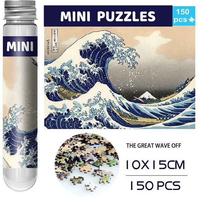 MaxRenard Puzzle Reagenzglas Van Gogh Sonnenblume, 150 Teile - Bild 1