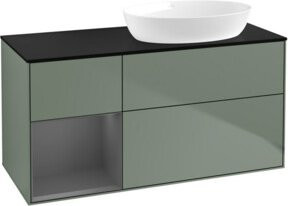 V&B Waschtischunterschrank Finion Wandbeleuchtung mit Lackierung Breite: 120 cm, Tiefe: 50,1 cm - Bild 1
