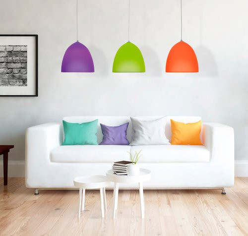 Näve Silkworm Pendelleuchte Orange Transparent aus Silikon und Kunststoff - Bild 1