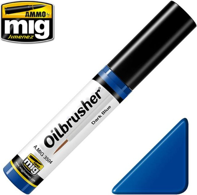 AMMO by MIG Jimenez Oilbrusher, Dark Blue, Blau - Bild 1