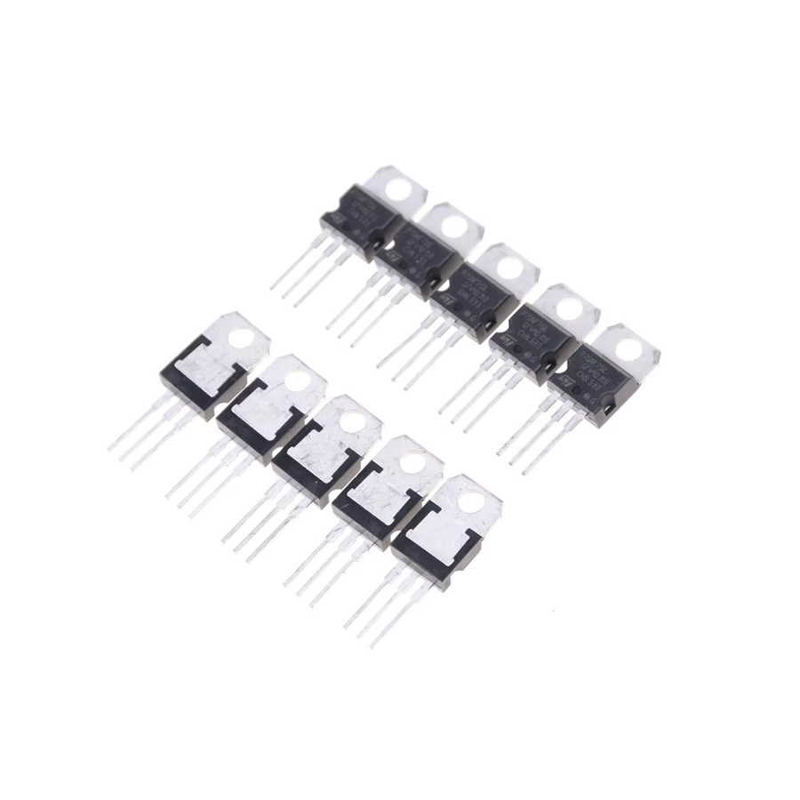 ESHYLALA 10er Set P75NF75 Transistoren im TO-220 Gehäuse, Farbe: Schwarz - Bild 2