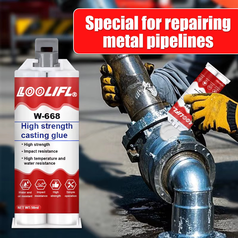 LOOLIFL Allzweck-Reparaturkleber als wasserfester AB-Kleber und Metallreparaturpaste für Gussreparaturen - Bild 2