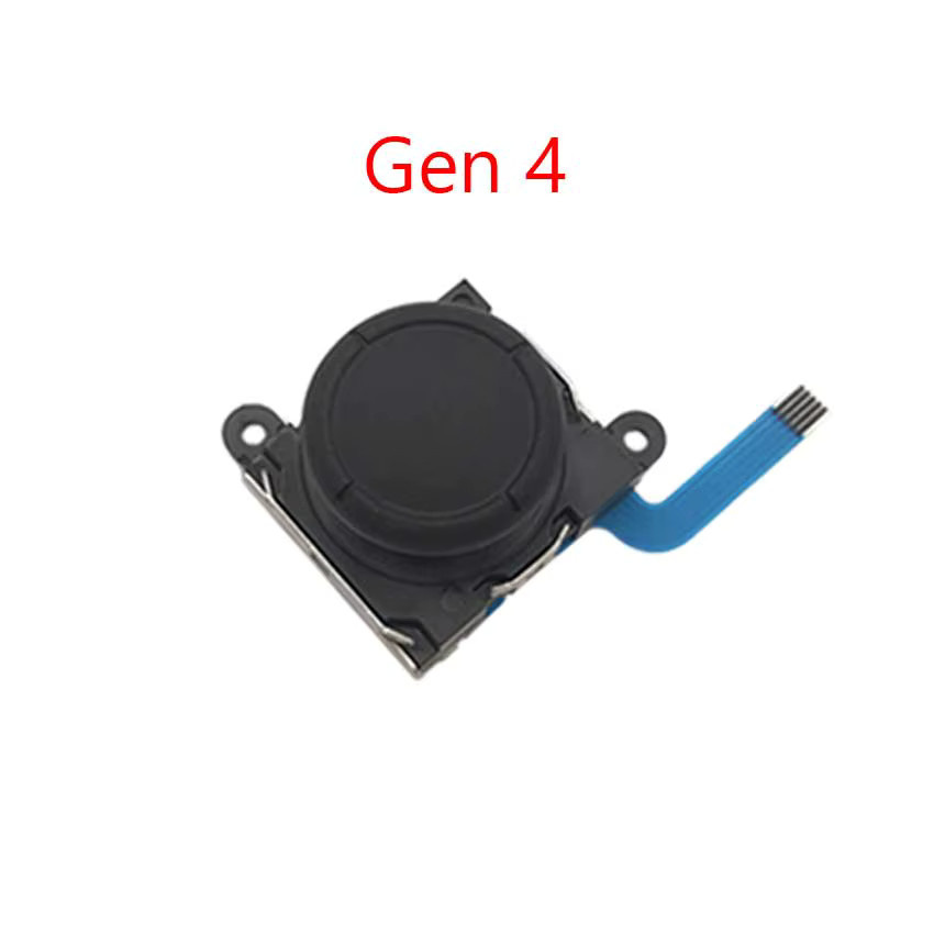 YuXi 3D Analog Joystick V2.0 V4.0 Ersatz Thumb-Sticks für Nintendo Switch Joy Con Links Rechts in Schwarz - Bild 2
