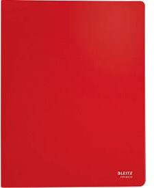 Leitz Sichtbuch Recycle A4 in Rot mit 20 dokumentenechten Sichthüllen - Bild 1