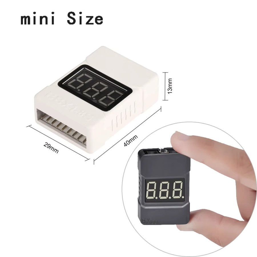 YSIDO LiPo Akku-Tester mit Niederspannungs-Notfallalarm und LED-Anzeige, Zubehör - Bild 2