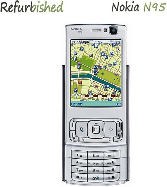 Generalüberholtes Nokia N95 3G Slide Mobiltelefon mit Wi-Fi in Violett - Bild 1
