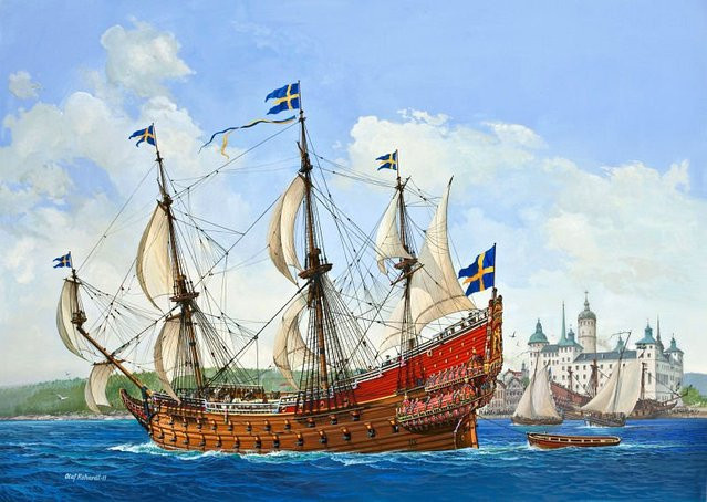 Revell Swedish Regal Ship Vasa, Bausatz, 1:150, Kunststoff - Bild 5