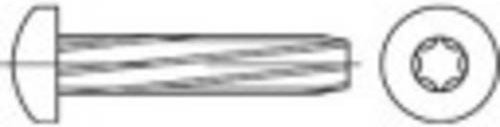 TOOLCRAFT Schneidschrauben M4 20mm T-Profil DIN 7516 aus Stahl galvanisch verzinkt in Silber, 1000 Stück - Bild 1