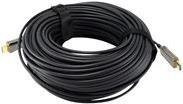 Equip Life Highspeed HDMI-Kabel mit Ethernet, 4K Unterstützung, Active Optical Cable (AOC), Schwarz, Länge: 70 m - Bild 1