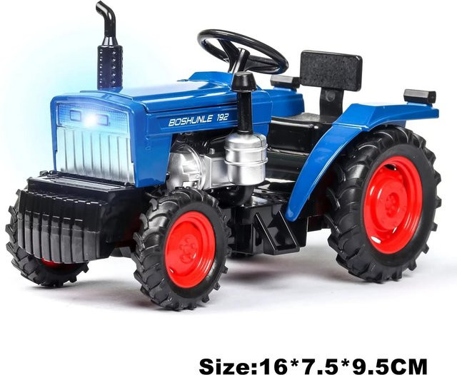 Linyi toy car Traktor, Diecast Miniaturmodell Spielzeugauto, 1:32, Metall, ab 14 Jahre - Bild 1