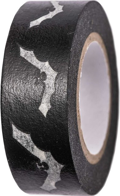 Rico Design Paper Poetry Washi Tape Fledermaus Breite: 1,5 cm, Länge: 10 m - Bild 1