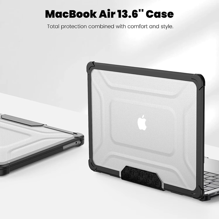Transparente Laptop-Hülle für Apple MacBook Air 13 und 15 sowie MacBook Pro 13, 14 und 16 in Blau - Bild 2