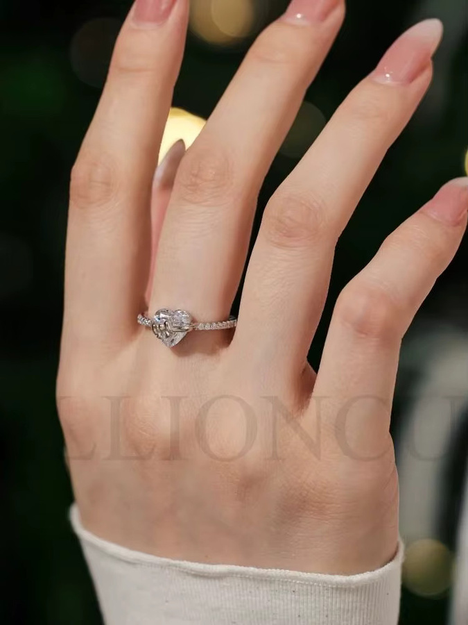 BILLIONCUT Verlobungsring 925 Silber, Zirkonia, Damen - Bild 6