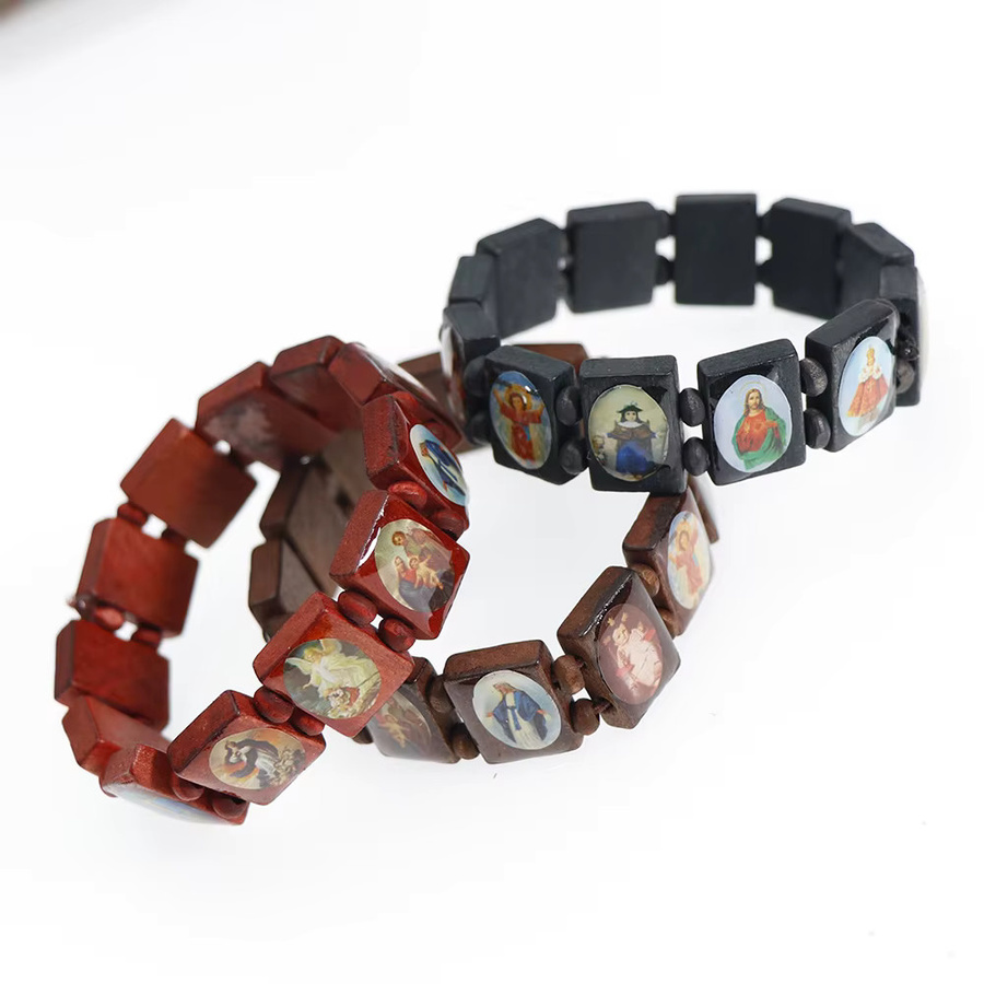 Aogue Rosenkranz Armband, Holz, Klassisch - Bild 2