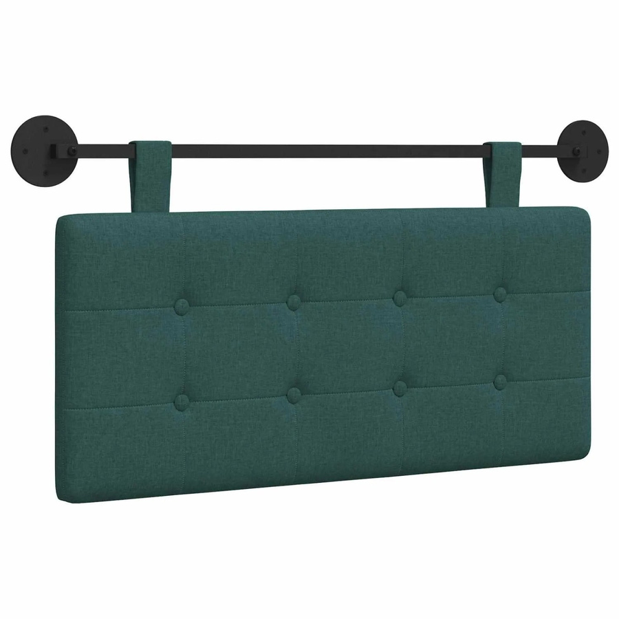 vidaXL Hängendes Kopfteil aus Stoff in Petrol Grün, B: 100 cm, H: 55 cm, T: 5 cm - Bild 2